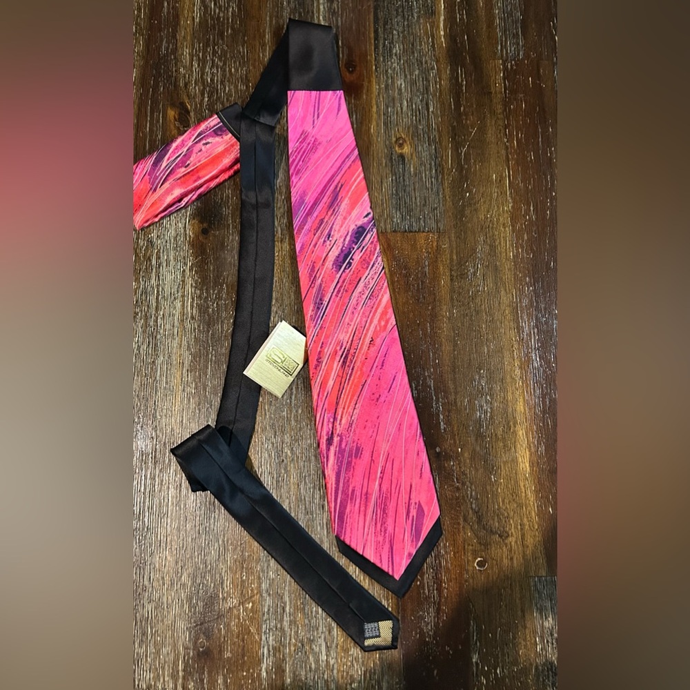 NWT The Steven Land silk handcrafted tie